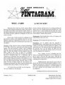 New Pentagram Magazine by Peter Warlock